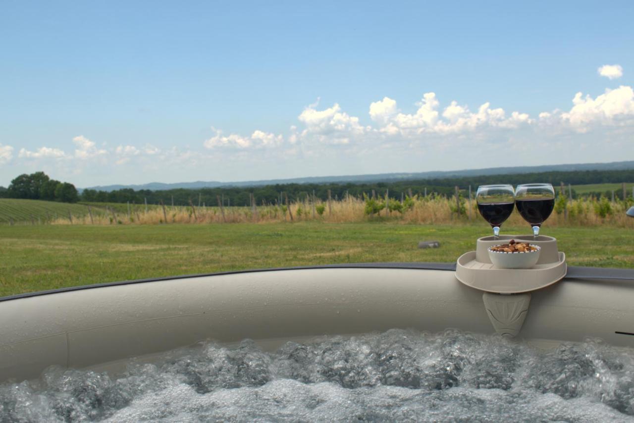 Perigourdine Avec Spa Et Vue Pomport Buitenkant foto