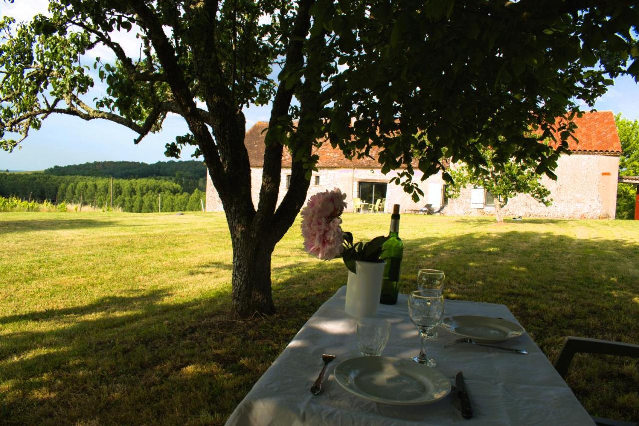 Perigourdine Avec Spa Et Vue Pomport Buitenkant foto