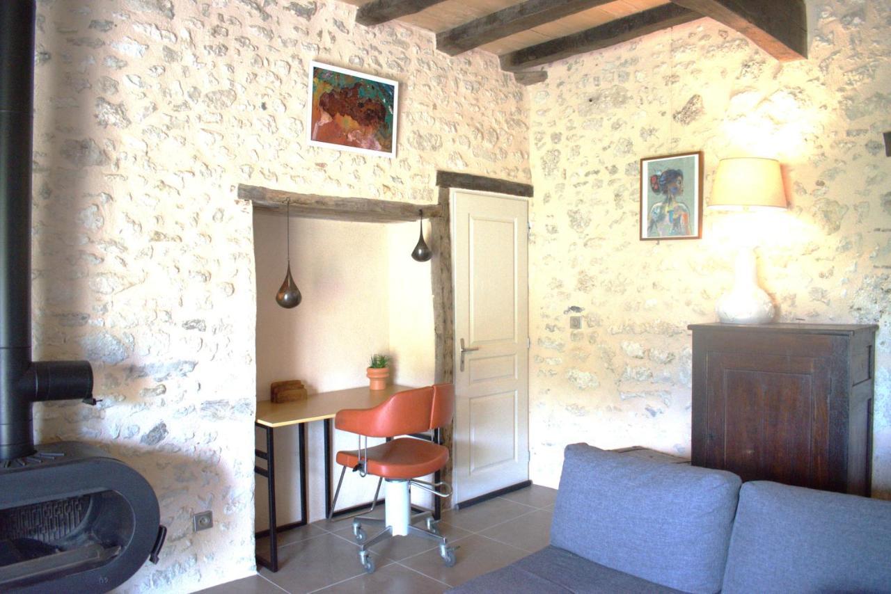 Perigourdine Avec Spa Et Vue Pomport Buitenkant foto